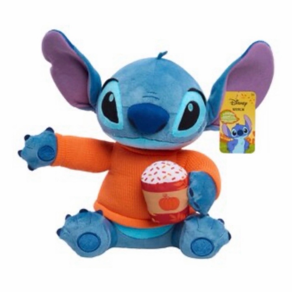 Disney Stitch Pumpkin Spice Plush Toy